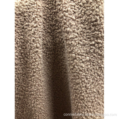 100%Polyester Fruit Grain Fleece Knitted Fabric